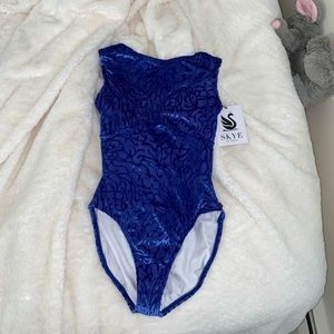 NWT blue velvet mariia leotard